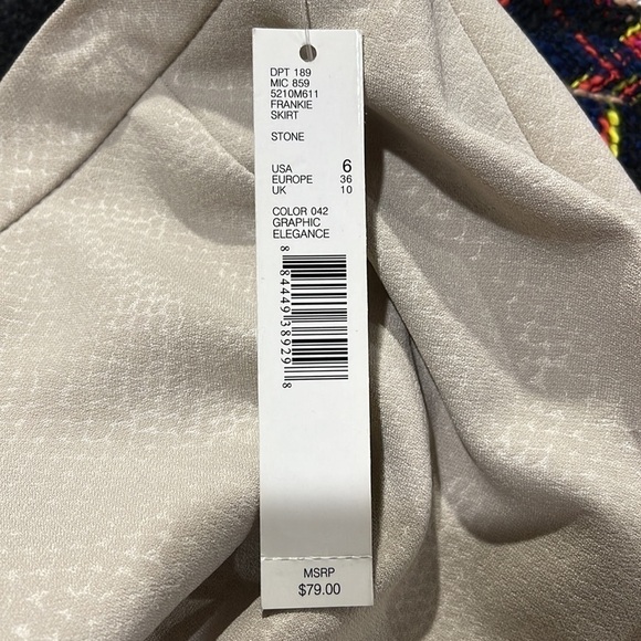 Alex Marie Snakeskin Print Fabric Skirt - NWT - Picture 6 of 6